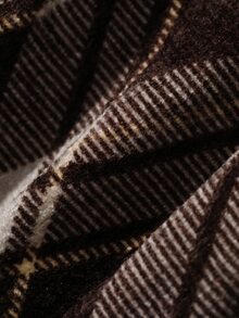 DAZY Women's Casual Plaid Versatile Skirt - Brown - View 5