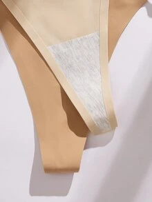 SHEIN 女款舒適無縫內褲 7 件組，適合日常穿著 - 彩色 - 查看 4