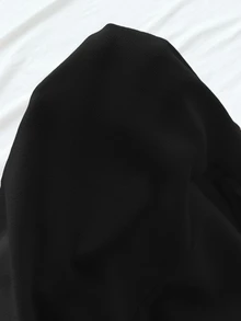 兒童青少年女孩秋/冬新款粉色純色針織休閒修身百搭長袖T恤 - 黑色 - 查看 8