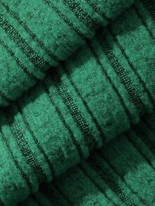 Dazy Plus Casual Slouchy Bright Green Fitted Top & Pants 2-Piece Set, Spring/Autumn New Pajama Set - Green - View 7