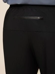 OTTIMOZO Men's Casual Loose Fit Sports Shorts,Gym,Workout,Outdoor,Running,Jogging ,Cooling,High Stretch,Brands, - Black - View 6