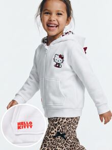 Maija Kids HELLO KITTY AND FRIENDS | SHEIN Maija Kids 女童小女孩優雅仙女公主貓頭鷹海德薇圖案白色圓領衛衣與格紋裙套裝，返校、婚禮、7歲生日、秋季 - 白色 - 查看 7