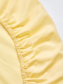 Brilight Batwing Sleeve Front Elastic Ruched Cutout Oversized Elegant Loose Blouse For Beach Going Out Vacation Casual Streetwe Pale Yellow Summer - Light Yellow - View 9