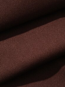Dazy Plus Solid Color Loose Long Belt Elegant Street Vacation Spring Autumn Long Trench Coat - Brown - View 7
