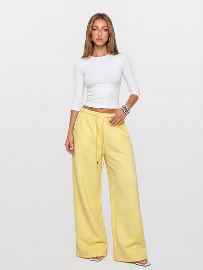 Avantive Γυναικεία casual αθλητικά παντελόνια μέχρι το πάτωμα, φαρδιά με πτώση, καθημερινή μετακίνηση, ευρωπαϊκό & αμερικανικό hot girl στυλ