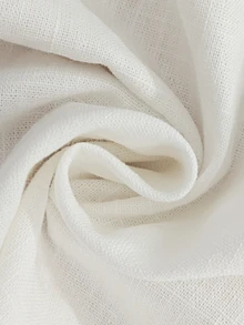 Balvessa بلوزة نسائية أنيقة بأسلوب صيني جديد بياقة واقفة وأزرار أمامية غير متماثلة وأكمام طويلة مع تصميم أزرار على الأساور مناسبة للتنقل اليومي - أبيض - مشاهدة 5
