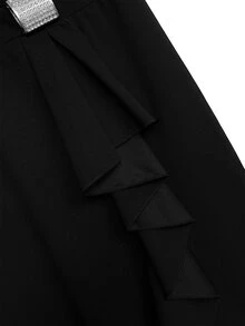 GlowEve CURVE Plus Size Women's Spring/Summer Fashion Casual Slim Fit Mermaid Dress - Black - View 5