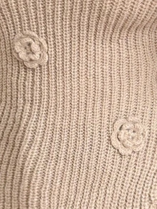 Modelyn Sweater Asimetris Polos Elegan Ukuran Besar, Musim Gugur - Unta - View 7