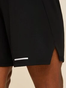 OTTIMOZO Men's Casual Loose Fit Sports Shorts,Gym,Workout,Outdoor,Running,Jogging ,Cooling,High Stretch,Brands, - Black - View 7