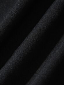 FRIFUL Women's Mesh Patchwork Pleated Casual Party Long Dress Vacation - Black - View 8