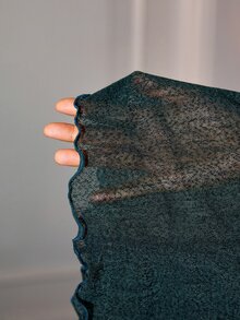 Slumberist Dark Green Sheer Loose Lace Ruffle Trim Camisole Pajama Pants 2 Pieces Set For Women Christmas Pajama Set - Dark Green - View 7