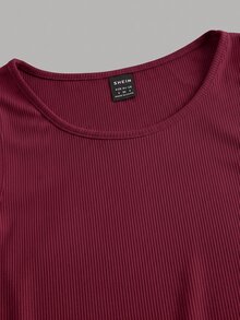 SHEIN EZwear 4件裝休閒極簡風女款性感短版緊身背心，適合夏秋層次穿搭 - 彩色 - 查看 8
