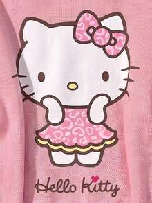 CovetEZ HELLO KITTY AND FRIENDS | SHEIN 女款針織毛衣聯名款，適合外出、街頭風、機場穿搭、時尚、返校季、Y2K、派對、海灘度假、假期 - 彩色 - 查看 8