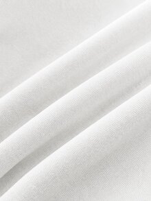 青少年女孩白色拉鍊連帽外套與運動長褲休閒套裝 - 白色 - 查看 7