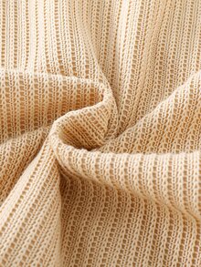 Genkimix Kids Tween Girl' Spring Summer Autumn Winter Textured Knit Peach Cardigan Jacket Top Casual Cute Everyday Wear 3D Bow Decor School Formal - Apricot - View 5