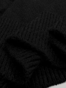 GlowEve CURVE Plus Size Autumn/Winter Fashion Butterfly Pattern Sweater Halloween Going Out Concert Black Goth 90s - Black and White - View 1