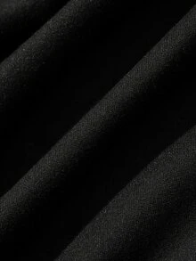 Dazy Plus 彈性修身時尚波點方領短袖百搭休閒白色大尺碼女款春夏T恤 - 黑色 - 查看 7