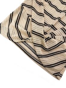 SHEIN Franclia Women's Fashion Striped Spaghetti Strap V-Neck Twisted Hem Fitted Tank Top, Suitable For Daily Commute, Dating, Outing, Beach Vacation - Brown - View 3