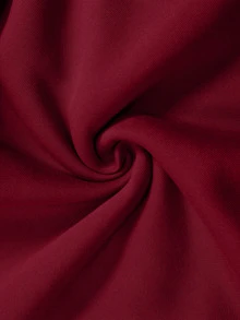 Rovax Men's Loose Fit Zip-Up Long Sleeve Hooded Sweatshirt With Pockets - Burgundy - View 5