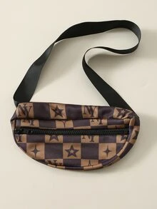 SHEIN 男嬰 3 件組秋冬保暖內裡加厚拼色拼接翻領運動衫套裝附包包，多件式冬季套裝，運動服，街頭風 - 棕色 - 查看 7
