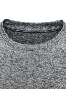 Gym Rark 男士圓領短袖修身運動T恤 - 灰色 - 查看 5
