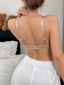 Napfluff 1pc Women's Underwire Push-Up Bra - Apricot - View 2