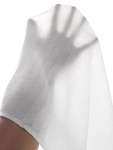 Manfinity CasualCool Men's Casual White Long Sleeve Single-Breasted Shirt - White - View 8