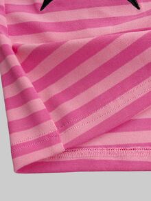 Franclia Women's Simple Versatile Casual Vacation Shorts - Hot Pink - View 5