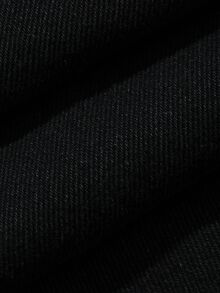 DAZY Men's Long Straight Leg Black Jeans, Spring/Autumn - Black - View 6