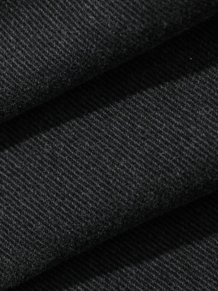DAZY Spring/Autumn Solid Blue Washed Distressed Men's Jeans - Black - View 6