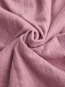 SHEIN Casual pyjamasset med fluffig topp med kärleksbroderi och kontrastpanel samt byxor - Rosa - Visa 6