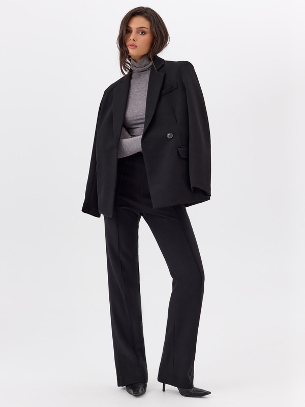 KÆRIA Hus PANTALON SLIM À FENTE LATÉRALE