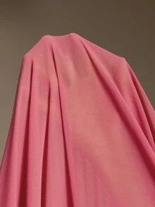 Ontre 女款玫瑰紅長袖洋裝，荷葉邊拼接設計，現代都市時尚商務休閒辦公穿搭，低調老錢風優雅高端通勤機場造型，舒適百搭高品質長洋裝 - 乾枯玫瑰色 - 查看 8