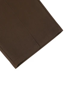 Manfinity Homme Quần tây nam size lớn màu nâu thời trang đa năng - màu nâu - Xem 7
