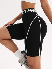 Easithlete Women's Yoga Fitness Sports Shorts - Black - View 5