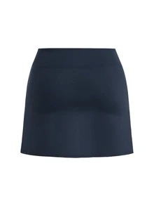 SHEIN Cheerettes Women's Plus Size Solid Color Split Hem Sports Skort - Blue - View 4