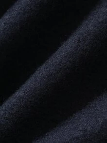 DAZY Sweatshirt Lengan Panjang Gaya Korea Motif Bintang Lima Berkerudung untuk Bayi Perempuan, Cocok untuk Musim Gugur/Dingin - Navy Blue - View 10