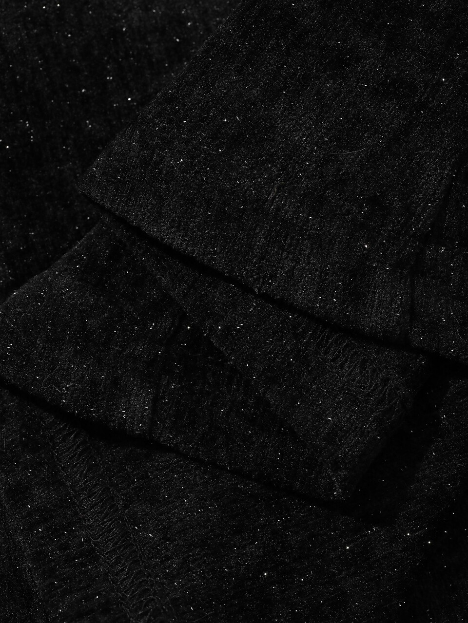 Autumn/Winter Shiny Sequin Hollow Lace Patchwork Flare Sleeve Black Velvet Slim Fit Cinched Waist Elegant Women's Long Evening Dress For Party And Banquet