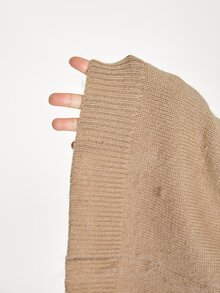 ATUI Studio Women's Solid Color Casual Daily Long Sleeve Sweater - Brown - View 8