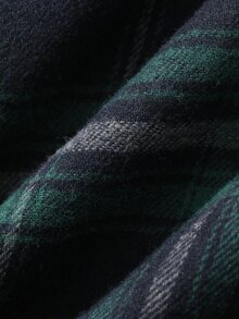 DAZY Women's Plaid Casual Versatile Daily Wear Skirt - Teal Blue - View 5