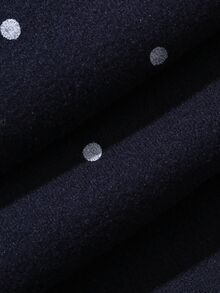 DAZY Women's Polka Dot Top And Pants Casual 2 Pieces Set - Navy Blue - View 7