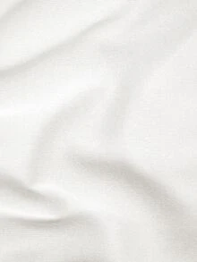 SHEIN 大尺碼女款純色V領休閒日常長袖運動衫 - 彩色 - 查看 4