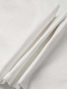 Colvenic 男士休閒百搭純色牛仔長褲 - 白色 - 查看 3