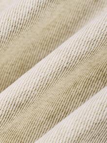 GlowEve Women's Summer Casual Front Button Camisole Beige Denim Top - White - View 5