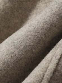 DAZY Women's Vintage Elegant Faux Fur & Wool Blend Coat - Apricot - View 9