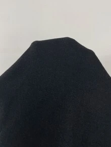 Aloruh 女款法式極簡休閒通勤百搭日常性感修身顯瘦抓皺設計背心 - 黑色 - 查看 8