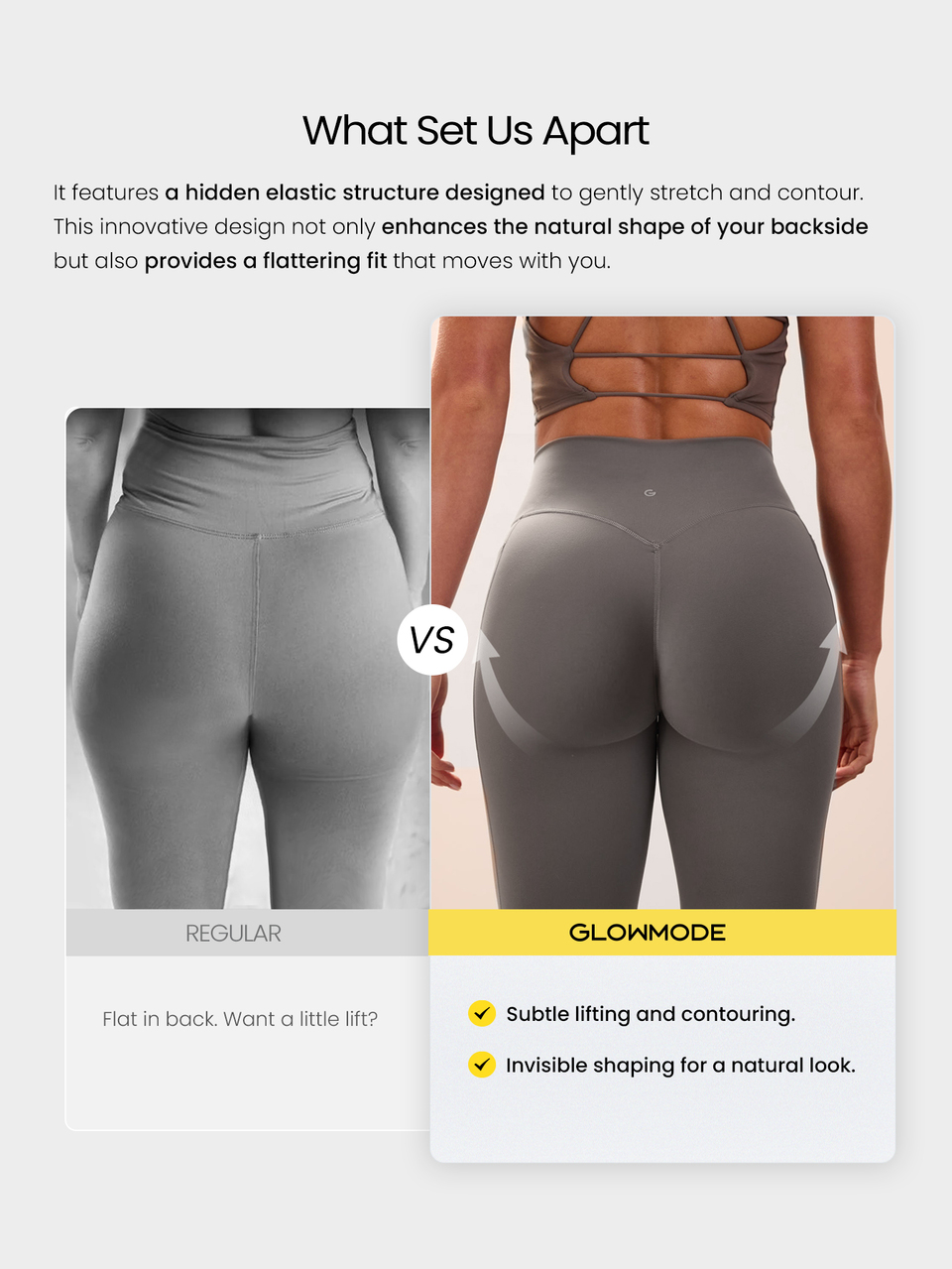 26" Powersculpt™ Sweat-Wicking Quick-Dry Invisible Lifting Side Pockets Compression Leggings High Impact Training Workout Gym Running Active Wear