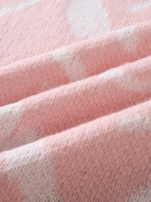 Manfinity Hypemode Men's Colorblock Crew Neck Long Sleeve Casual Versatile Sweater - Baby Pink - View 5