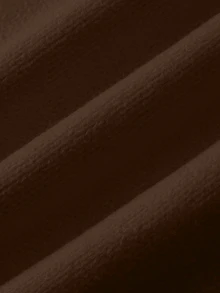 SHEIN 新款春夏海濱簡約不對稱針織披肩女款 船領三角下擺 度假風層搭 - 咖啡棕 - 查看 4