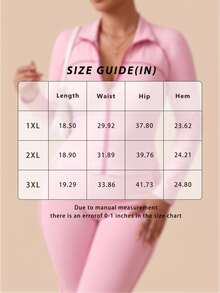SHEIN Rhythm Era Set Olahraga Wanita Ukuran Besar Warna Pink, Potongan Ketat, Lengan Panjang Raglan, Garis Kontras, Belahan, Kerah Tegak, Jaket Resleting Penuh, Celana Flare, Gym Musim Gugur - Berwarna merah muda - View 6
